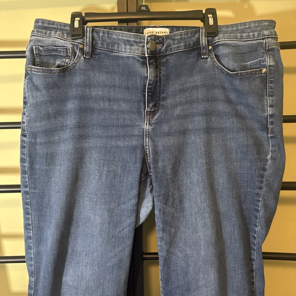 Lane Bryant womens Flex Magic Waistband Mid Rise bootcut jeans Plus 20 SHORT - Picture 2 of 7